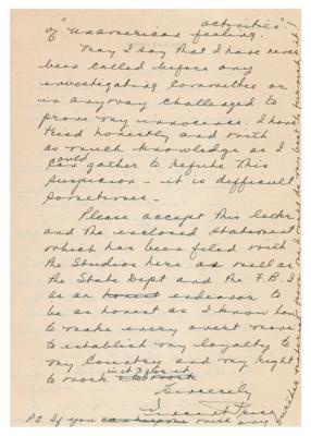 Lot #782 Vincent Price: Price refutes 