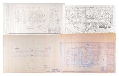 Lot #82 George Bush: 1989 Inaugural Blueprints - Image 1