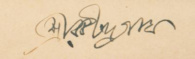 Lot #491 Rabindranath Tagore Signed Photograph - Image 2