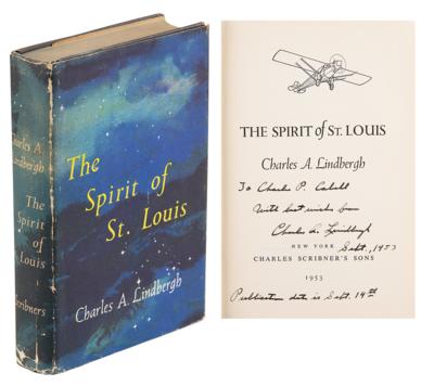 Lot #391 Charles Lindbergh Signed Book - Image 1
