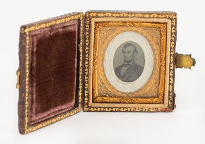 Lot #40 Abraham Lincoln Cased Tintype - Image 1
