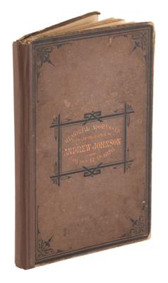 Lot #111 Andrew Johnson: Congressional Memorial Addresses - Image 1