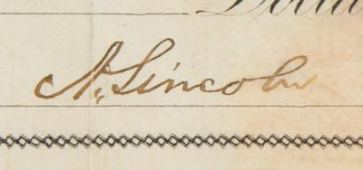 Lot #33 Abraham Lincoln: President Lincoln pays his Black personal valet?