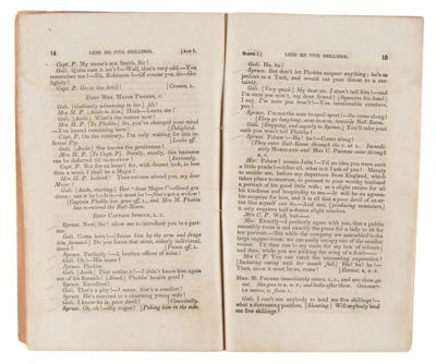 Lot #218 John Wilkes Booth Signed One-Act Play - Image 2