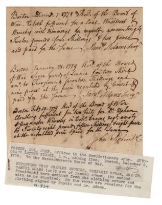 Lot #378 John Popkin Autograph Letter Signed - Image 2