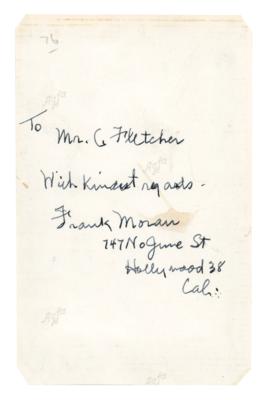 Lot #847 Frank Moran Signed Photograph - Image 2