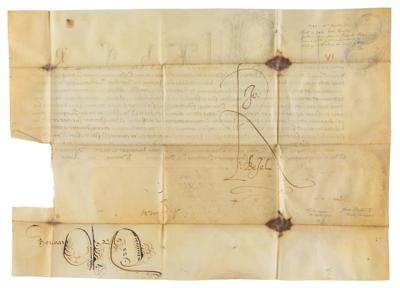 Lot #309 Pope Sixtus V Papal Brief - Image 2
