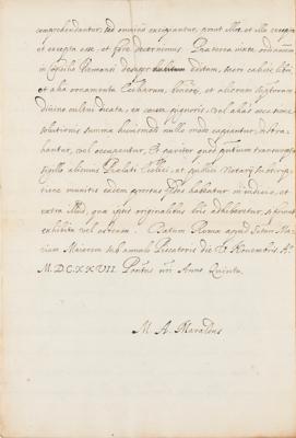 Lot #310 Pope Urban VIII (3) Documents - Image 3