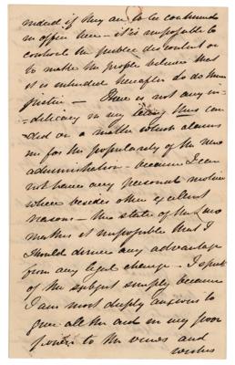Lot #296 Daniel O'Connell Autograph Letter Signed - Image 3