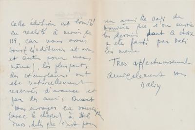 Lot #426 Salvador Dali Signed Sketch in Book - Image 12