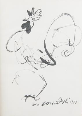Lot #426 Salvador Dali Signed Sketch in Book - Image 2