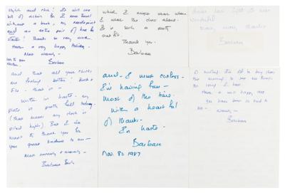 Lot #870 Barbara Bush: Fit for a First Lady?wonderful letter archive from Barbara Bush to her personal fashion designer?
