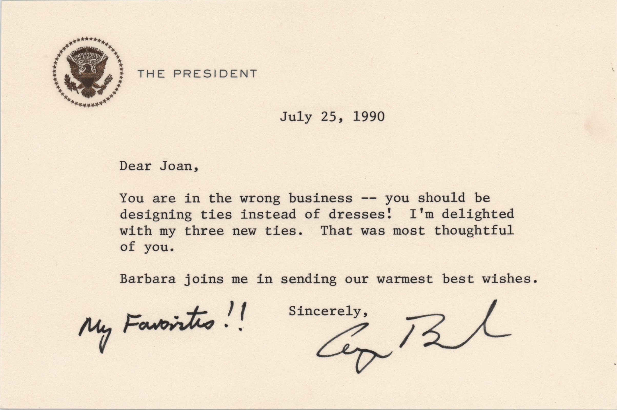 Lot #83 George Bush: 