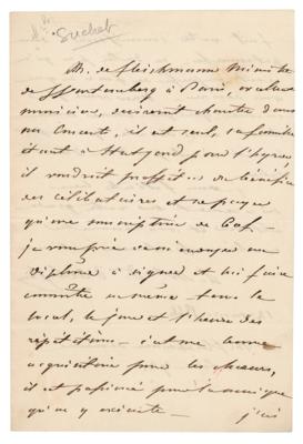 Lot #385 Louis-Gabriel Suchet Autograph Letter Signed - Image 1