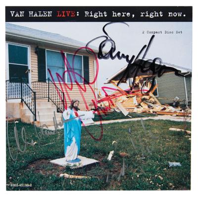 Lot #653 Van Halen Signed CD Cover - Image 1
