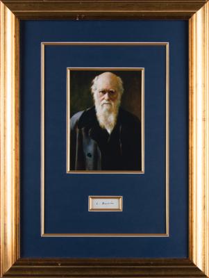 Lot #184 Charles Darwin Signature - Image 1