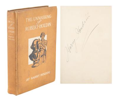 Lot #681 Harry Houdini Signed Book - Image 1