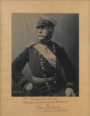 Lot #374 Nelson A. Miles Signed Oversized Photograph - Image 1