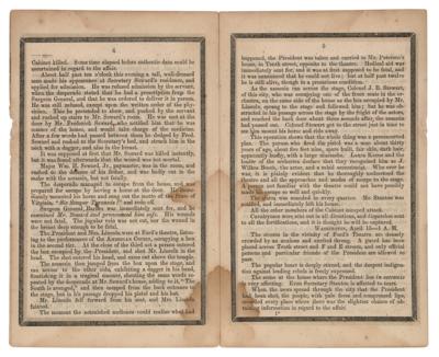 Lot #46 Abraham Lincoln Assassination Booklet by Abott A. Abott - Image 3