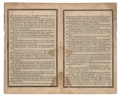 Lot #46 Abraham Lincoln Assassination Booklet by Abott A. Abott - Image 5
