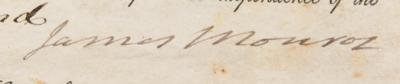 Lot #14 James Monroe Document Signed as President - Image 2
