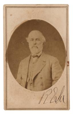 Lot #343 Robert E. Lee Signed Photograph - Image 1