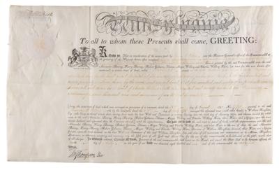 Lot #287 Thomas McKean Document Signed - Image 1
