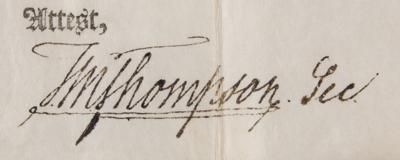 Lot #287 Thomas McKean Document Signed - Image 2
