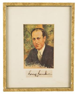 Lot #542 George Gershwin Signature - Image 1
