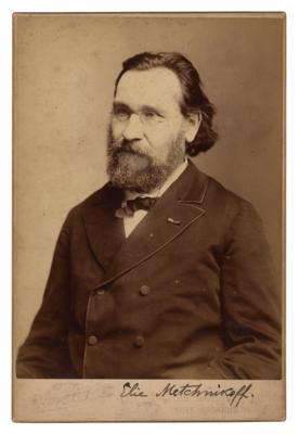Lot #192 Elie Metchnikoff Signed Photograph - Image 1