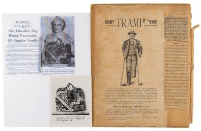 Lot #35 Abraham Lincoln's Carpet Bag Gifted to a Union Soldier - Image 9