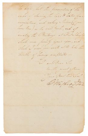 Lot #1 George Washington Letter Signed (1783) on British Occupation - Image 1