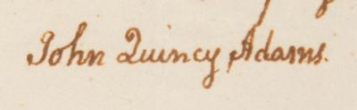 Lot #18 John Quincy Adams Autograph Letter Signed on War of 1812 - Image 4