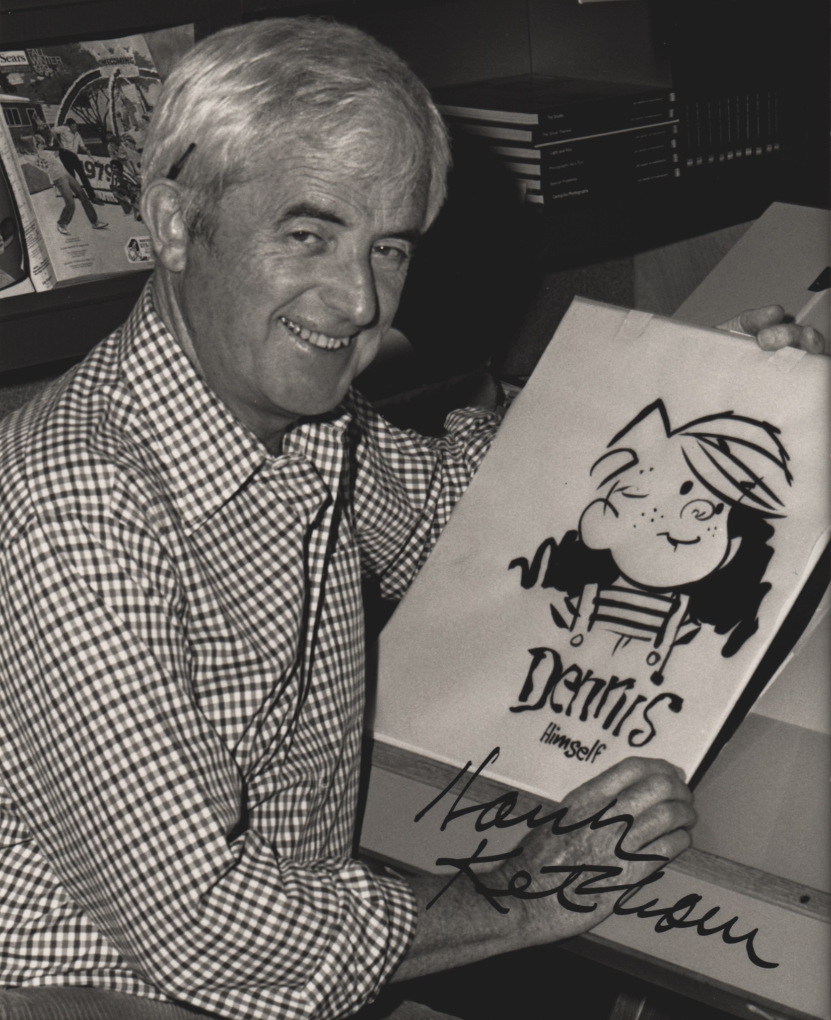 Lot #461 Cartoonists (5) Signed Photographs - Image 2