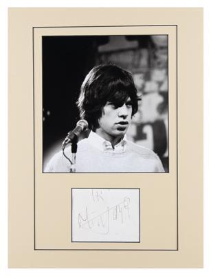 Lot #660 Rolling Stones: Mick Jagger Signature - Image 1