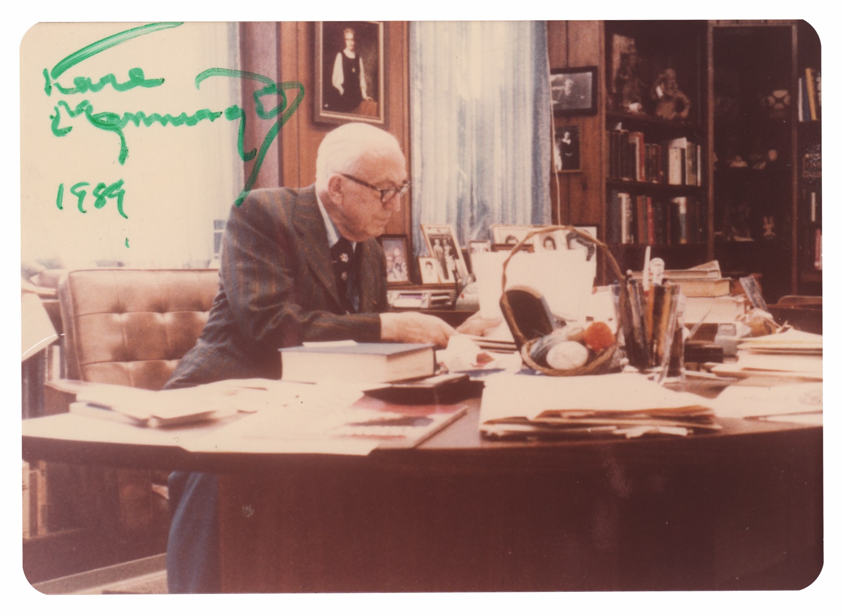 Lot #286 Karl Menninger (4) Signed Photographs - Image 4