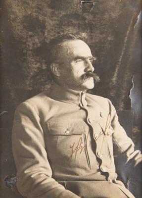Lot #127 Jozef Pilsudski Signed Photograph - Image 1