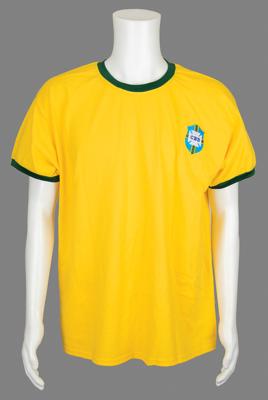 Lot #928 Pele Signed Soccer Jersey - Image 3