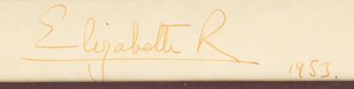 Lot #154 Queen Elizabeth II Oversized Signed Photograph - Image 3