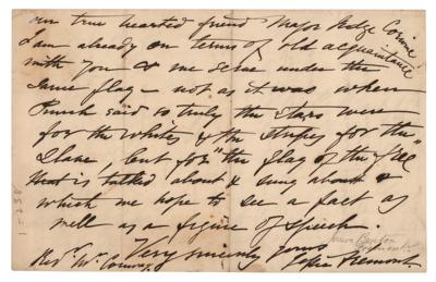 Lot #228 Jessie Benton Fremont Autograph Letter Signed on Abolition - Image 3