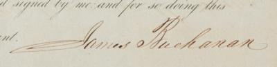 Lot #15 President James Buchanan Approves a Native American Treaty - Image 2