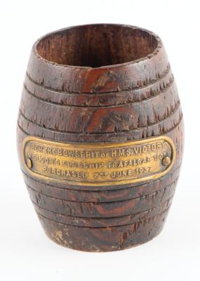 Lot #369 Horatio Nelson: HMS Victory Wooden Artifact: A piece of the bowsprit from Lord Nelson's flagship, HMS Victory - Image 1
