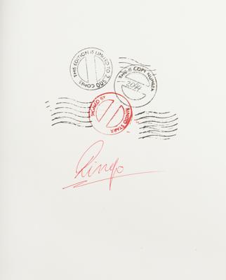 Lot #575 Beatles: Ringo Starr Signed Limited Edition Book - Image 2