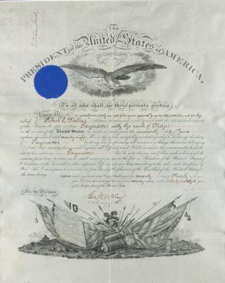 Lot #20 Rutherford B. Hayes Document Signed as President - Image 1