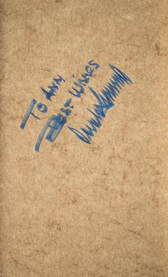 Lot #101 Donald Trump Signed Book - Image 2