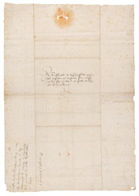 Lot #131 King Henry VII Letter Signed on Catherine of Aragon's Dowry - Image 3