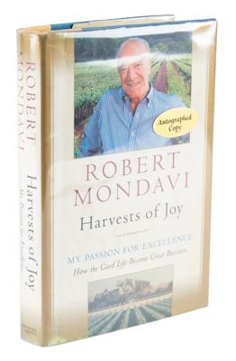 Lot #289 Robert Mondavi Signed Book - Image 3