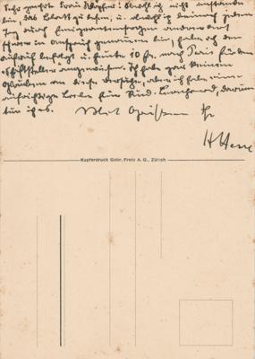 Lot #531 Hermann Hesse Autograph Letter Signed - Image 1