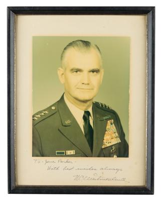 Lot #378 William Westmoreland Signed Photograph - Image 2