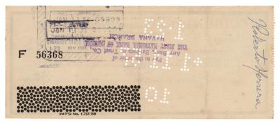 Lot #485 Ernest Hemingway Signed Check - Image 2